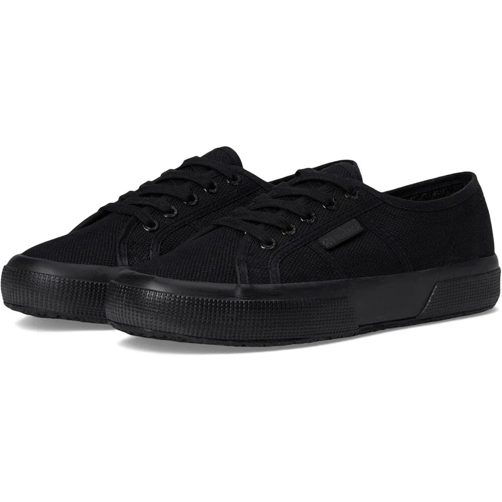Superga 2750 Cotu Classic Sneakers Men's 5.5 Black Lace Up Casual Shoes ZOGG3684